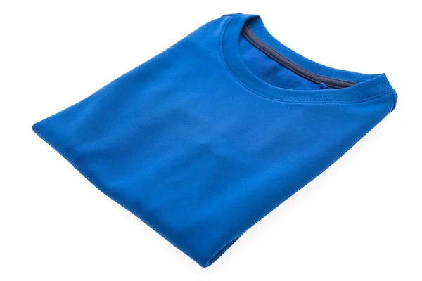 T-shirt azul para roupas — Fotografia de Stock