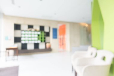 Otel lobi salonu bulanıklık