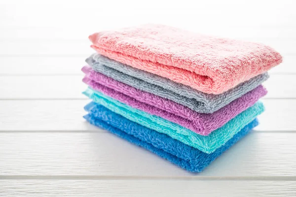 Stack of  Bath towel — Stock Photo, Image