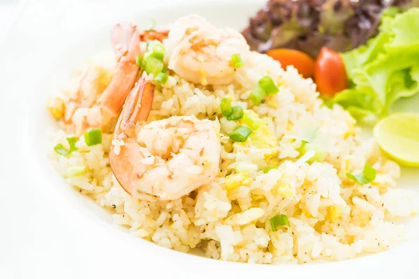 Fries rice with shrimp — Stock Photo, Image