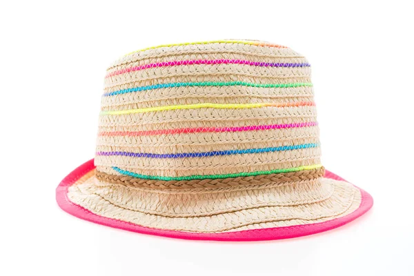 稻草海滩帽 — 图库照片