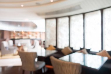 Otel lobi salonu bulanıklık