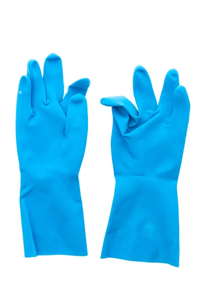 Rubber glove isolated on white — Stock Photo, Image