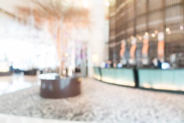 Otel lobi salonu bulanıklık