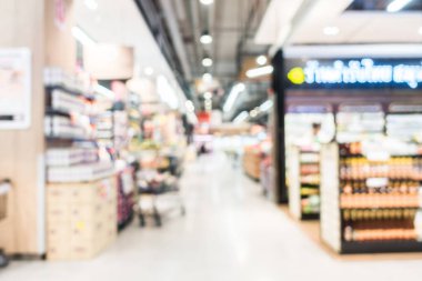 Soyut bulanıklık süpermarket