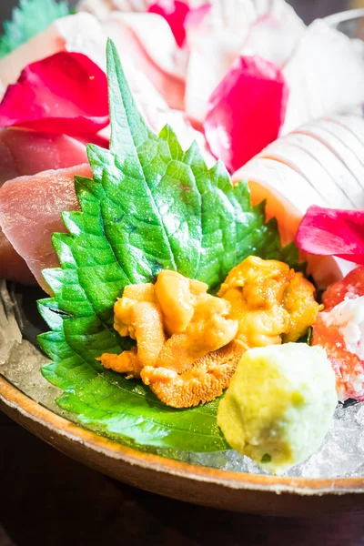 Set di frutti di mare sashimi — Foto Stock