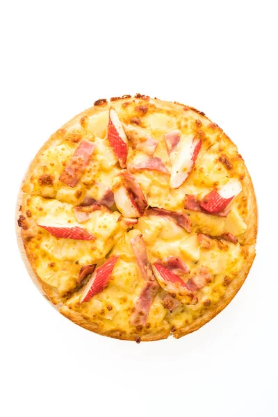 Pizza hawaiian seafood — Stock Photo, Image