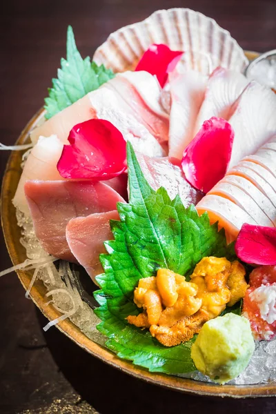 Ensemble de fruits de mer sashimi — Photo