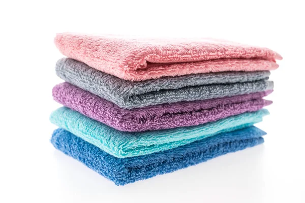 Bath towel on white background — Stock Photo, Image