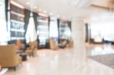 Otel lobi salonu bulanıklık