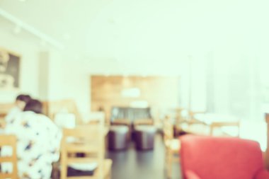 Soyut bulanıklık kahve dükkanı