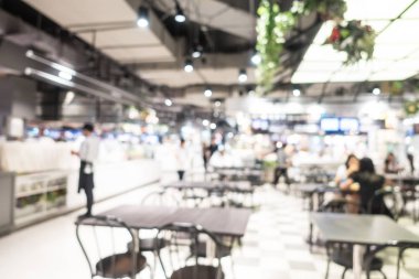 Soyut bulanık alışveriş merkezi 