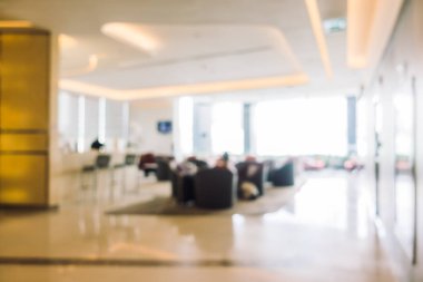 Otel lobisinde bulanıklık