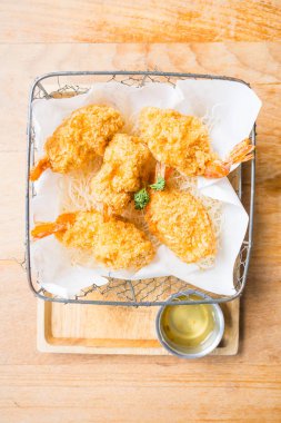 kızarmış karides topları