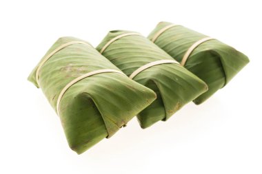 Tay tatlı tatlı yapışkan pirinç ile 