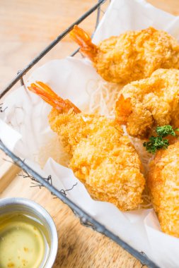 kızarmış karides topları