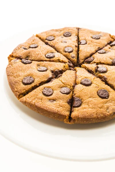 Bolo de brownies de chocolate — Fotografia de Stock