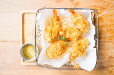 kızarmış karides topları