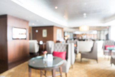 Otel lobi salonu bulanıklık