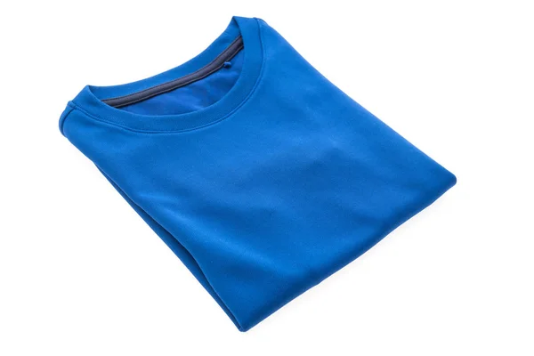 T-shirt azul para roupas — Fotografia de Stock