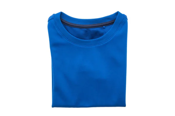 T-shirt azul para roupas — Fotografia de Stock