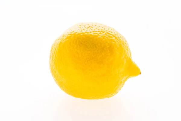 Beyaz üzerine limon meyve — Stok fotoğraf