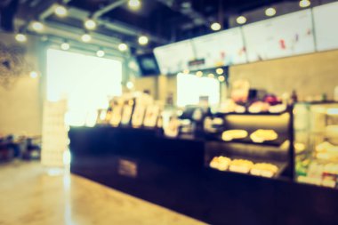 Soyut bulanıklık kahve dükkanı