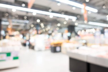 Soyut bulanıklık süpermarket