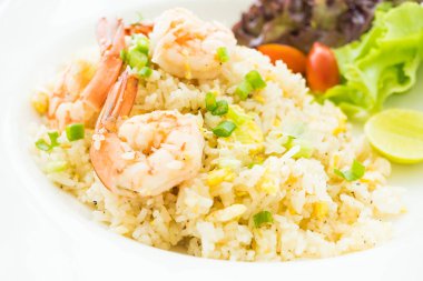 Karidesli pilav patates kızartması