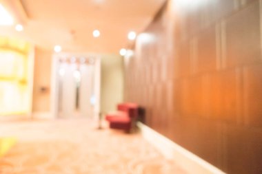 Otel lobi salonu bulanıklık