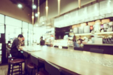 Soyut bulanıklık kahve dükkanı