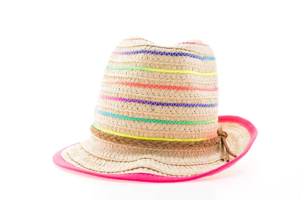 Straw beach hat — Stock Photo, Image