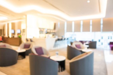 Otel lobisinde bulanıklık