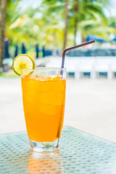 Ποτήρι χυμός πορτοκαλιού — Φωτογραφία Αρχείου