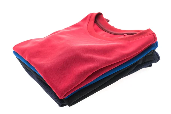T-shirt rossa per abbigliamento — Foto Stock