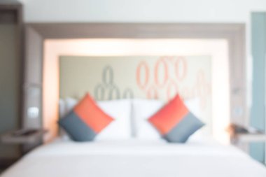 Soyut bulanıklık yatak odası