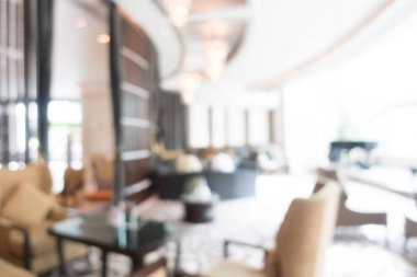 Otel lobi salonu bulanıklık