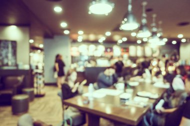 Soyut bulanıklık kahve dükkanı