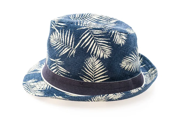 Słomkowy kapelusz plażowy — Zdjęcie stockowe
