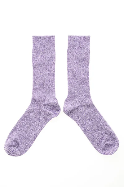 Para sock na białym tle — Zdjęcie stockowe