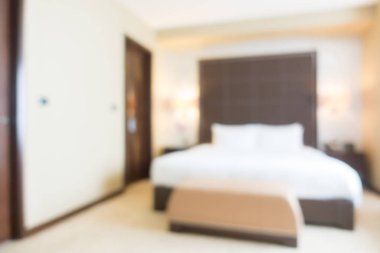 Soyut bulanıklık yatak odası