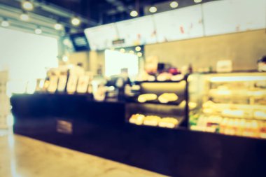 Soyut bulanıklık kahve dükkanı