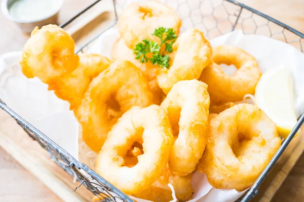 Crispy calamari rings — Stock Photo, Image