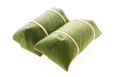 Tay tatlı tatlı yapışkan pirinç ile