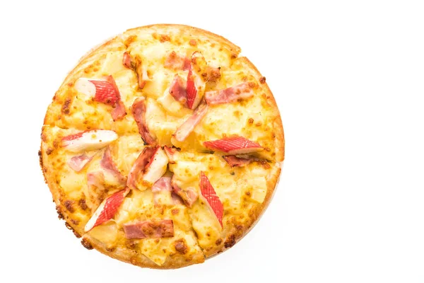 Pizza hawaiian seafood — Stock Photo, Image