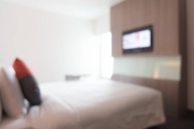 Soyut bulanıklık yatak odası