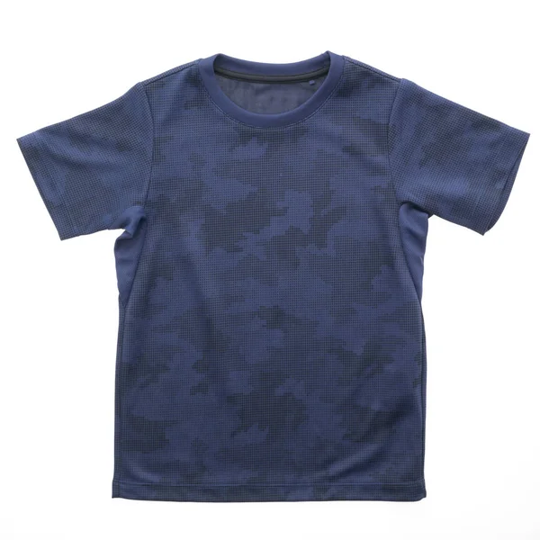 T-shirt azul para roupas — Fotografia de Stock