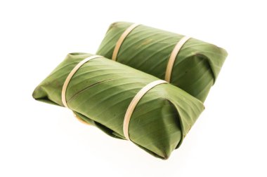 Tay tatlı tatlı yapışkan pirinç ile 