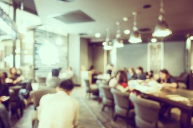 Soyut bulanıklık kahve dükkanı