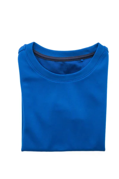 T-shirt azul para roupas — Fotografia de Stock